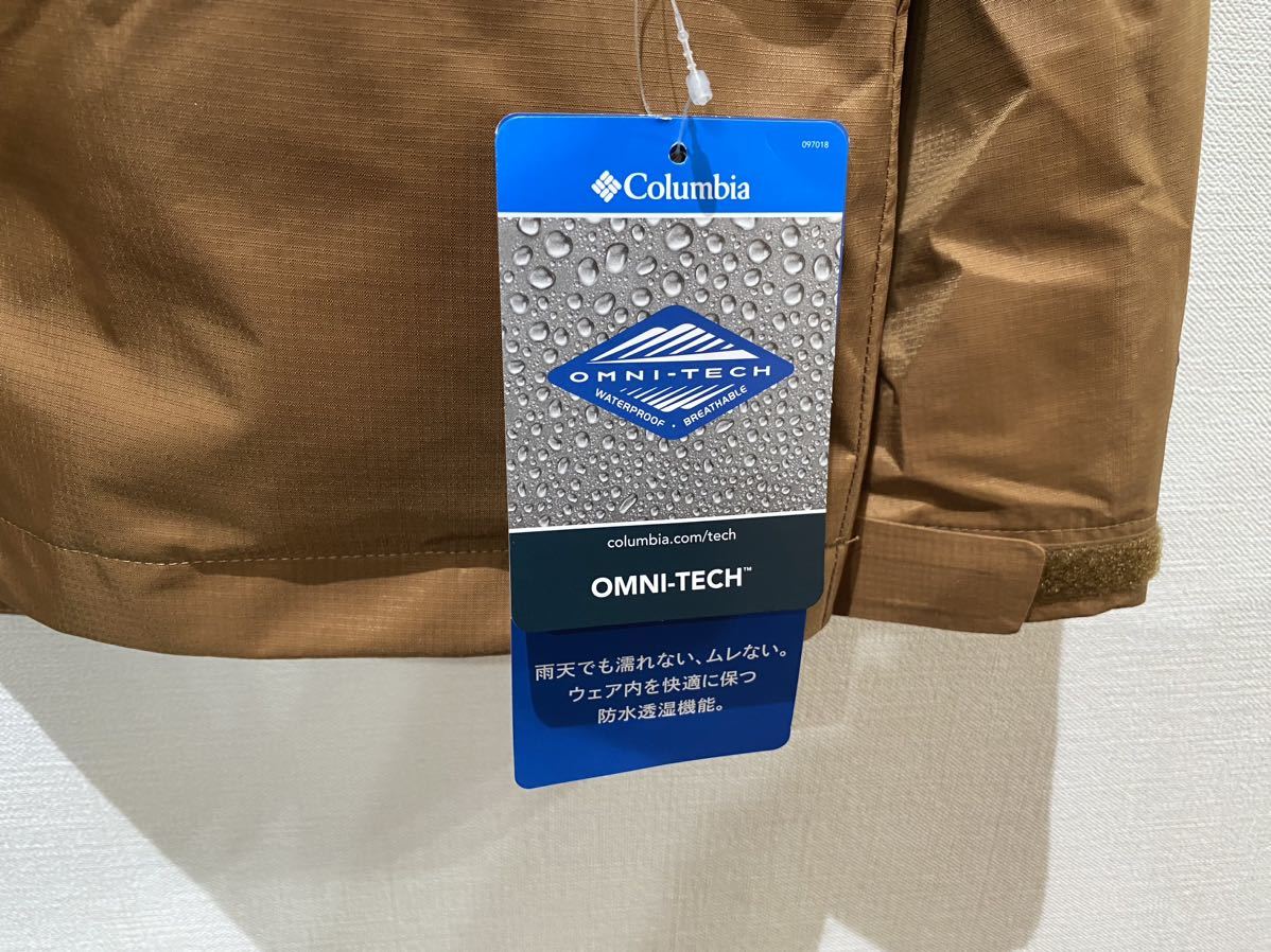 ★ Columbia コロンビア マウンテンパーカー size M キャメル 新品未使用タグ付 アウター エンジョイマウンテン ライフジャケット