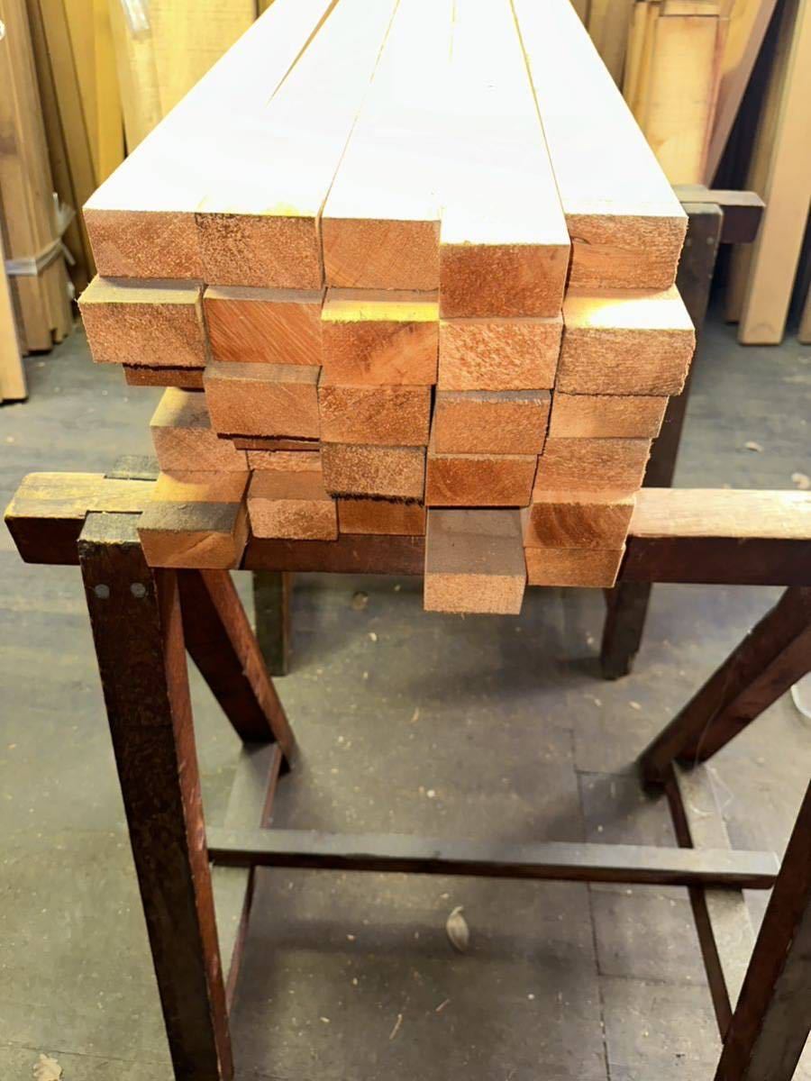 木曽ひのき角材 柾目赤身 70〜85cm×6.0cm程度×3.5cm程度 15本 木曽ひのき角材 柾目赤身 70〜85cm×6.0cm程度×3.5cm程度 15本