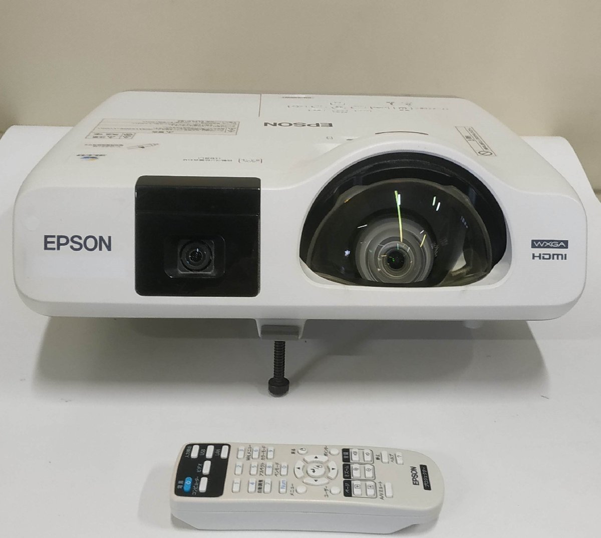 【埼玉発】【EPSON】 プロジェクター EB-536WT ランプ使用時間 0h表示 動作確認済 (6-838)