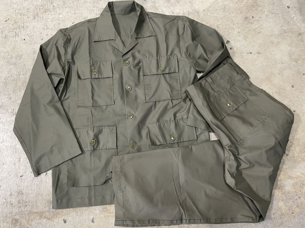 南ベトナム軍　ODジャケット　パンツ　上下セット　Lサイズ　ベトナム戦　米軍　アメリカ軍