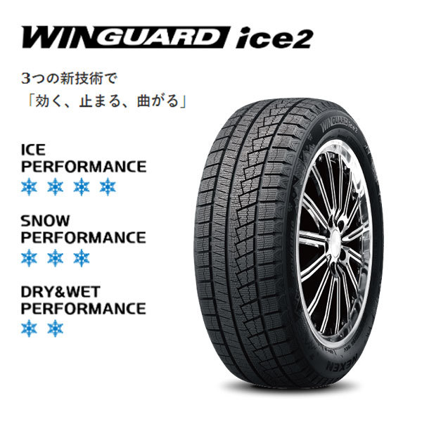 2023年製 NEXEN ネクセン WINGUARD ice2 215/60R16 95T スタッドレスタイヤ 4本 215 60 16 [企業・営業所止め宛のみ]_画像2