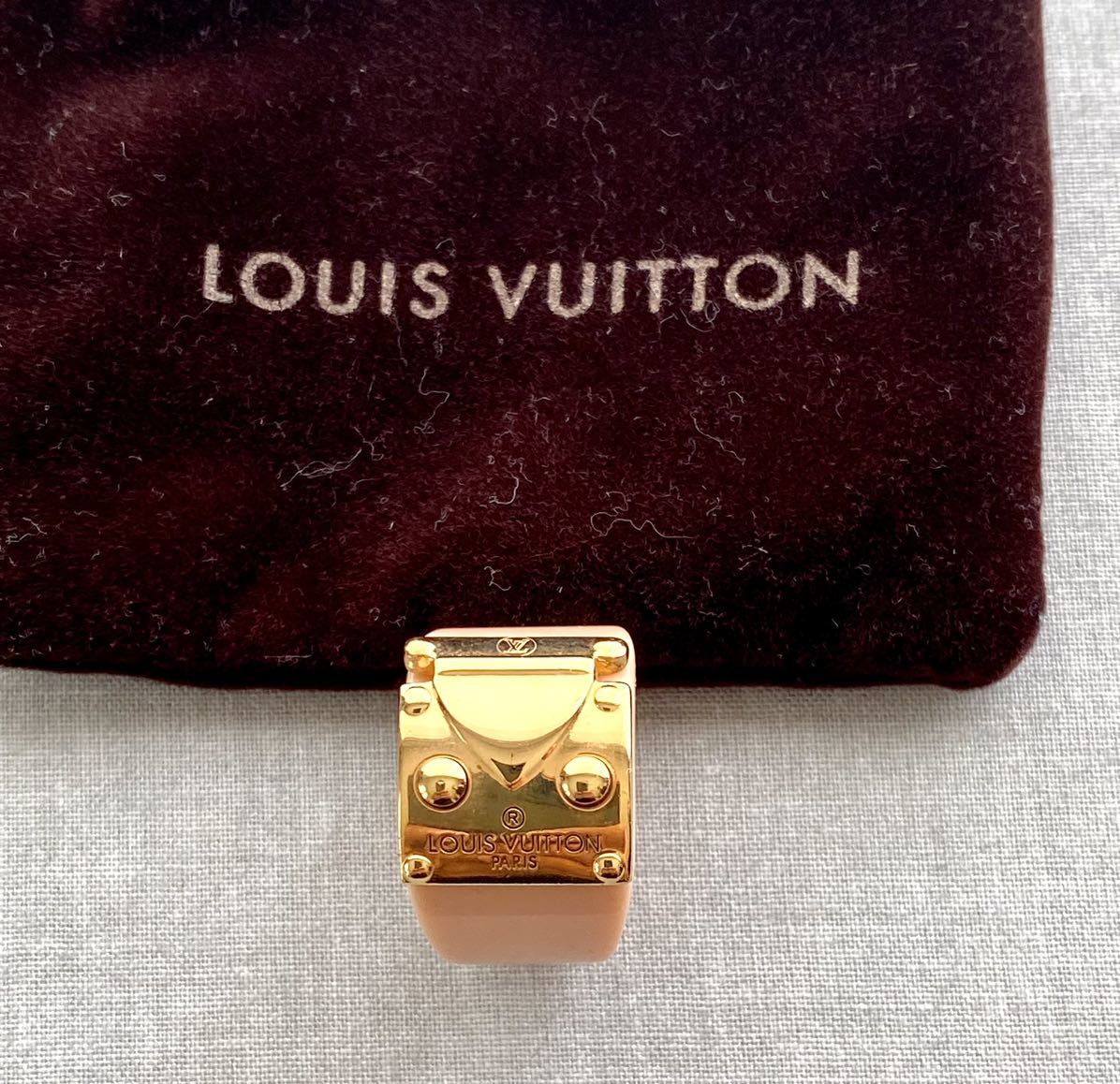 ルイヴィトン LOUIS VUITTON バーグロックミー M66844 Mサイズ プラリング ピンク ゴールド アクセサリー _画像1