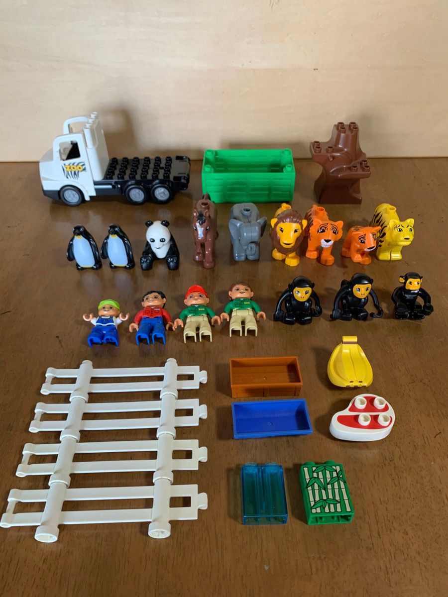 LEGO デュプロ 6172 ZOO トラック 動物園 オマケ付き レトロ レア 廃盤