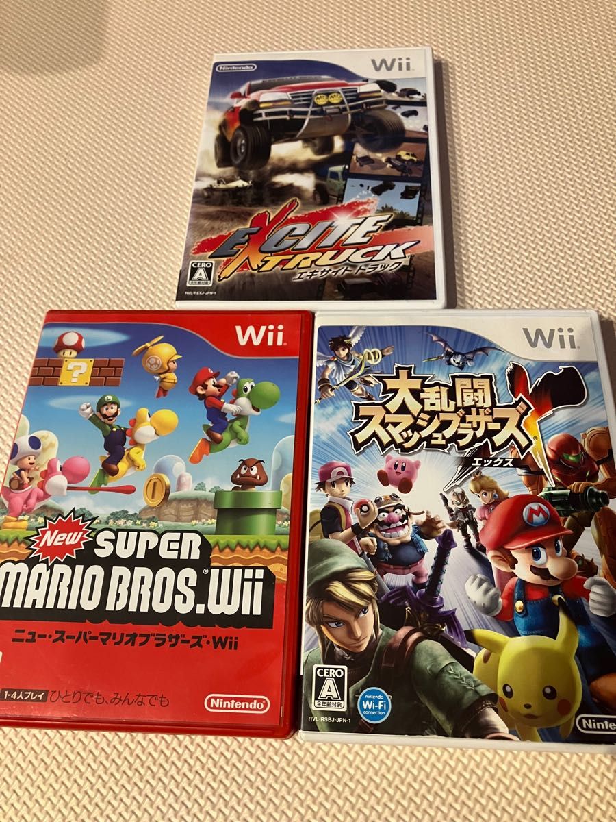 Wii ソフト　3本セット