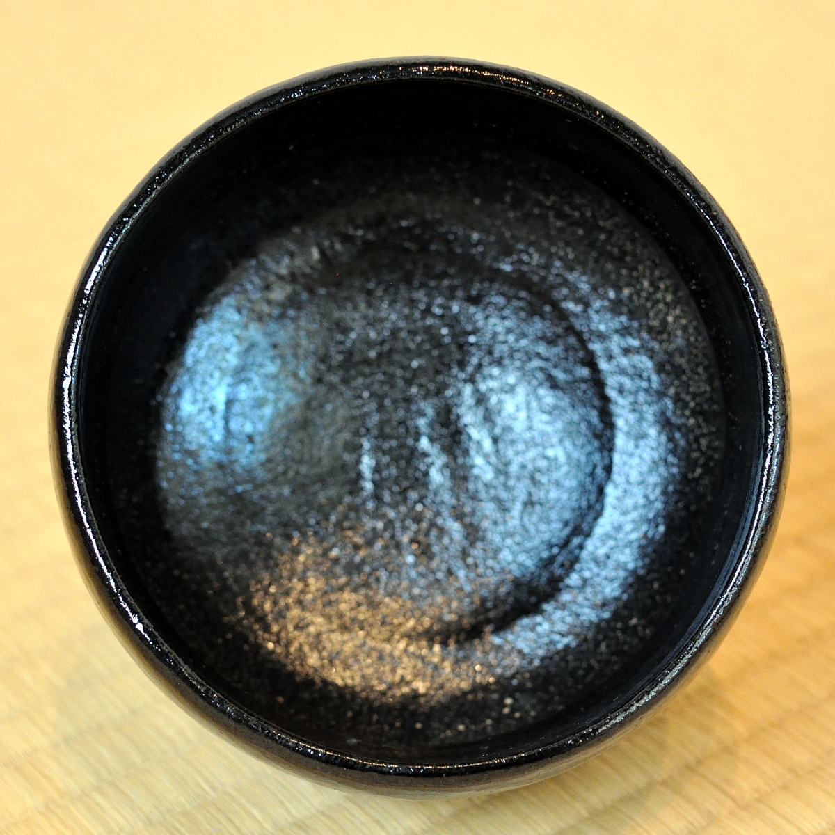 紫野焼 黒茶碗 （ 黒楽 大徳寺 ）_画像6