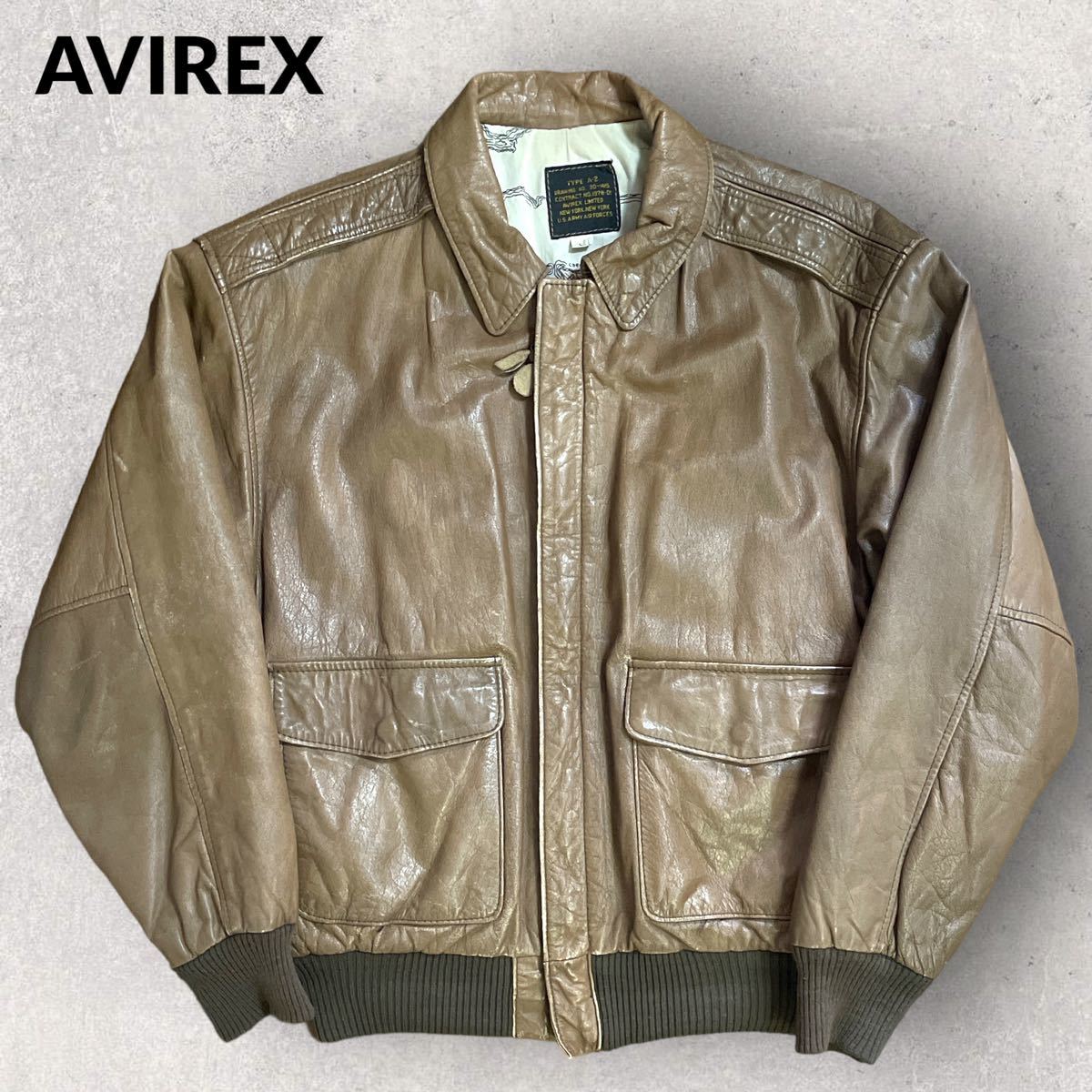 新品登場 90s アヴィレックス LTD AVIREX ビンテージ 裏地総柄