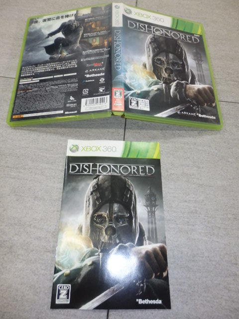 ★ XBOX360　ディスオナード DISHONORED　中古 G95/1254_画像1