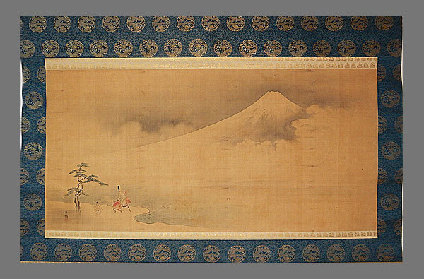 狩野常信「布袋に蘆雁」掛軸 三幅 紙本：江戸幕府 御用絵師 絵画