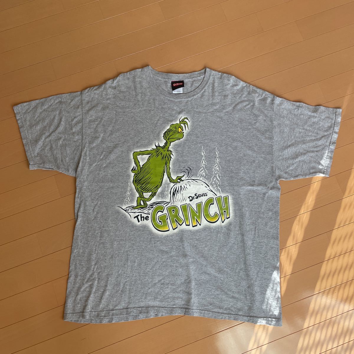 00s Dr.seuss the GRHNCH 絵本 グリンチ プリントTシャツ tee GILDAN サイズ2XL _画像1