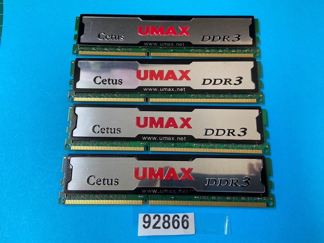 UMAX PC3-10600U 8GB 2GB 4枚組 8GB DDR3 デスクトップ用 メモリ DDR3-1333 2GB 4枚 セット PC3-10600 2GB 4枚_画像3