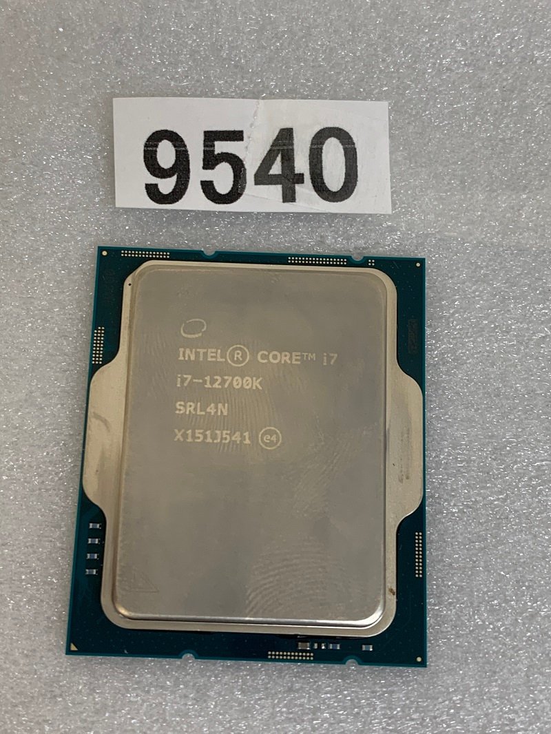 CPU インテルCore i7-12700k SRL4N LGA1700 i7 第12世代プロセッサーi7