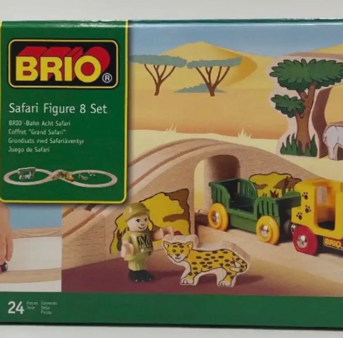 BRIO (ブリオ) WORLD サファリアドベンチャーセット[木製レール