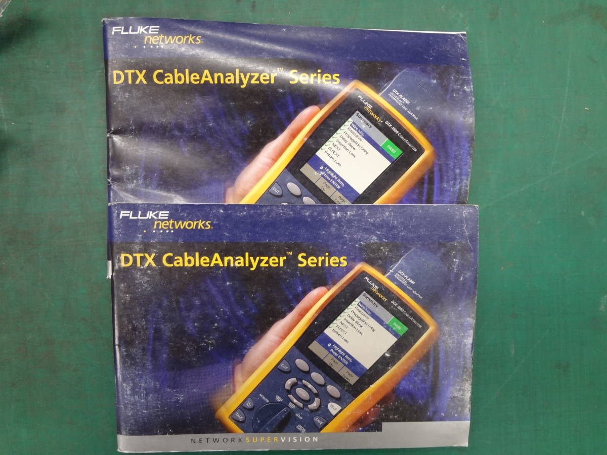 ■FLUKE フルーク CABLE ANALYZER ケーブルアナライザ DSP-4300 / DSP-4300SR 【3】_画像7