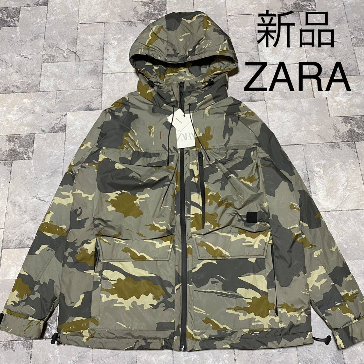 2022秋冬新作】 ザラ ZARA 新品 ナイロンジャケット 玉FS1034 サイズL