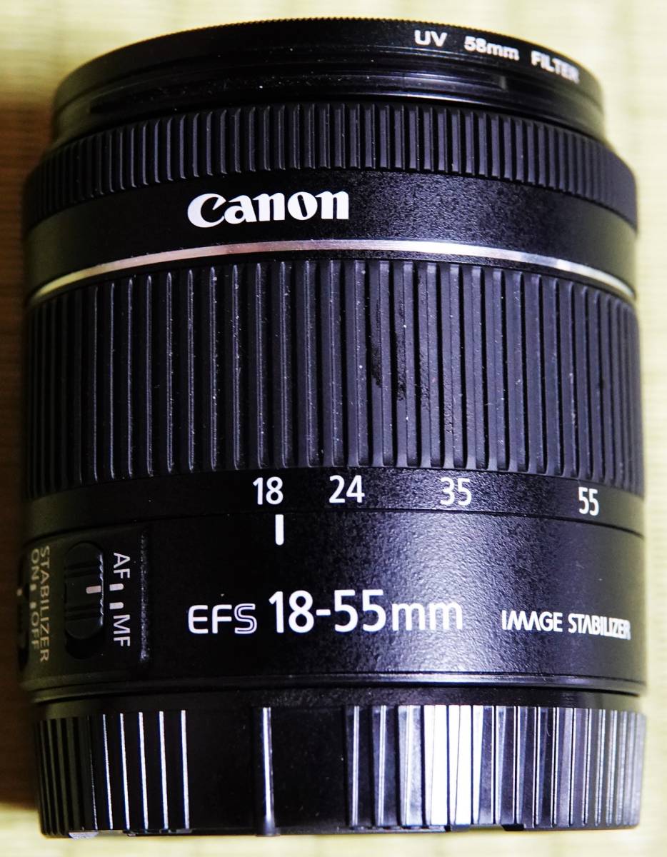 Canon 標準ズームレンズ EF S mm F4  6 IS STM APS C