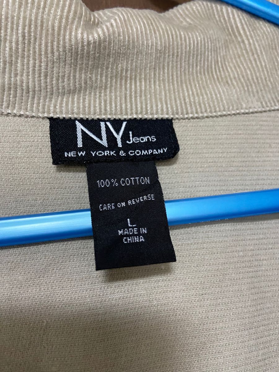 NY jeans NEW YORK & COMPANY 古着デニムシャツ 長袖シャツ SHIRT