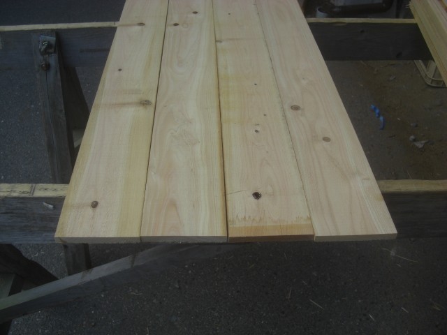 檜板 自然乾燥 荒材 一等 2M×12ｍｍ厚×105ｍｍ幅 17枚（1坪入り）_画像3
