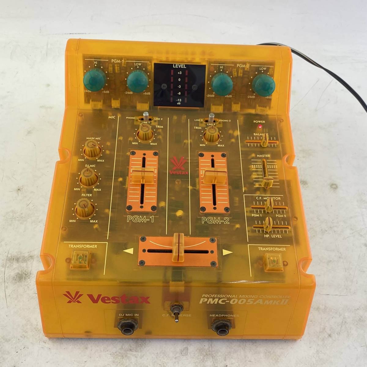 通電確認済】Vestax PMC-005A MKⅡスケルトン DJミキサー オレンジ 限定色 MK2/ACアダプタ付属/ベスタクス - GETNIPPON เก็ทนิปปอน 通電確認済】Vestax PMC-005A MKⅡスケルトン DJミキサー オレンジ 限定色 MK2/ACアダプタ付属/ベスタクス - GETNIPPON เก็ทนิปปอน