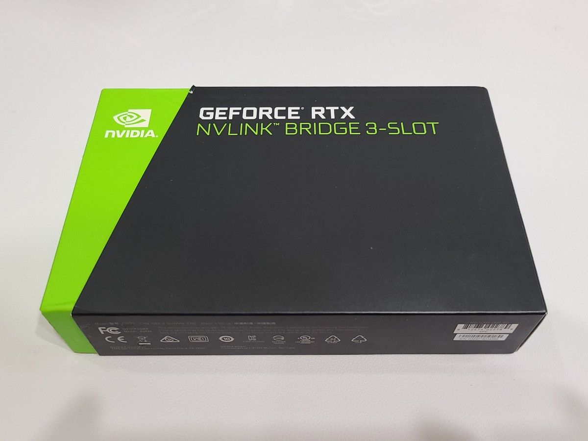 GEFORCE RTX NVLINK BRIDGE 3スロット幅 純正品 元箱 マニュアル GEFORCE RTX NVLINK BRIDGE 3スロット幅 純正品 元箱 マニュアル