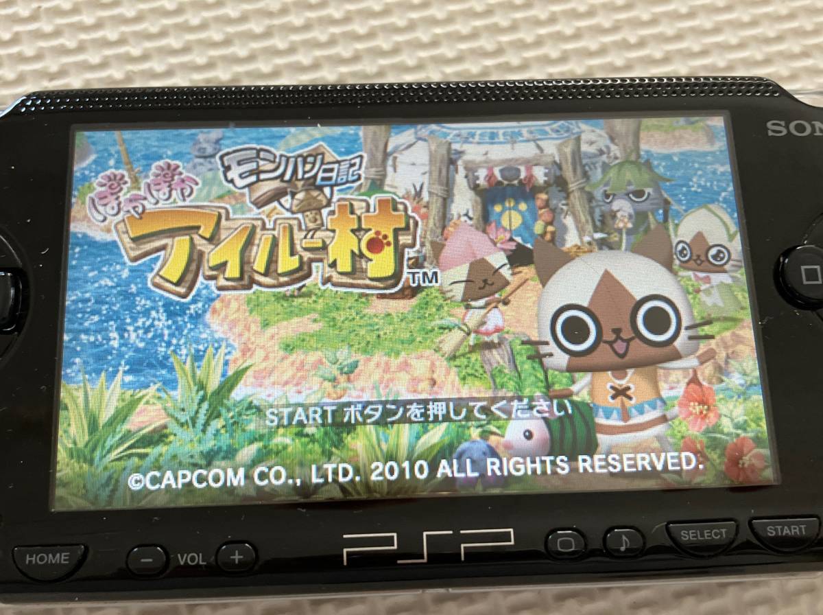 23-PSP-81 プレイステーションポータブル モンハン日記ぽかぽかアイルー村, モンスターハンターポータブル2ndG, 3rd 動作品 PSPの画像8