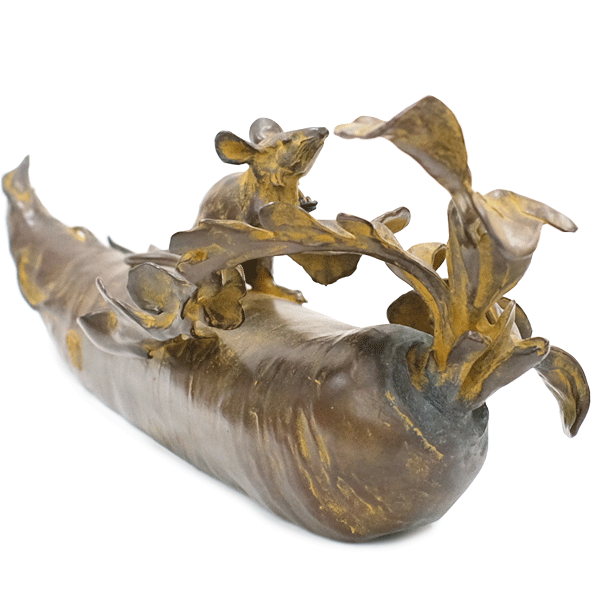 送料無料】【骨董品】銅ねずみの置物☆干支・子の置物☆ねずみ 送料無料】【骨董品】銅ねずみの置物☆干支・子の置物☆ねずみ
