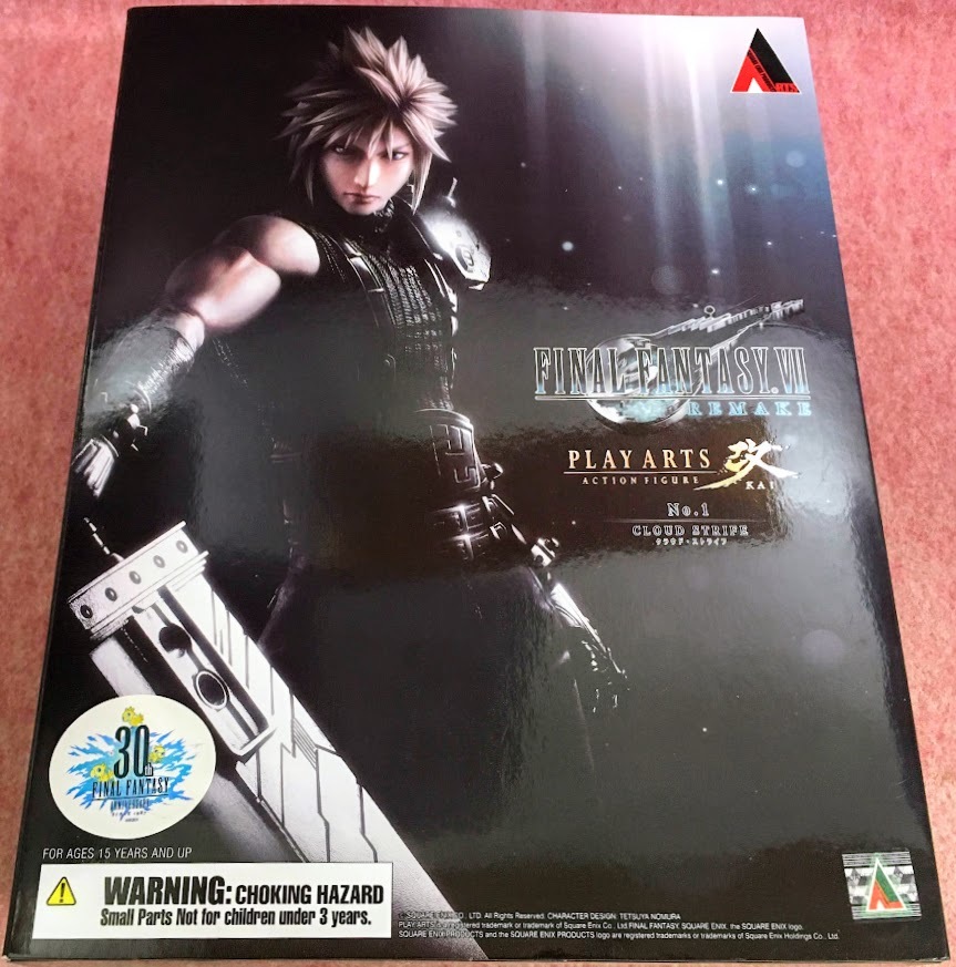 送710円～ リアル精密! SQUARE ENIX「FINAL FANTASY VII REMAKE プレイアーツ改 No.1 クラウド・ストライフ」　フィギュア PLAY ARTS FF7_画像1