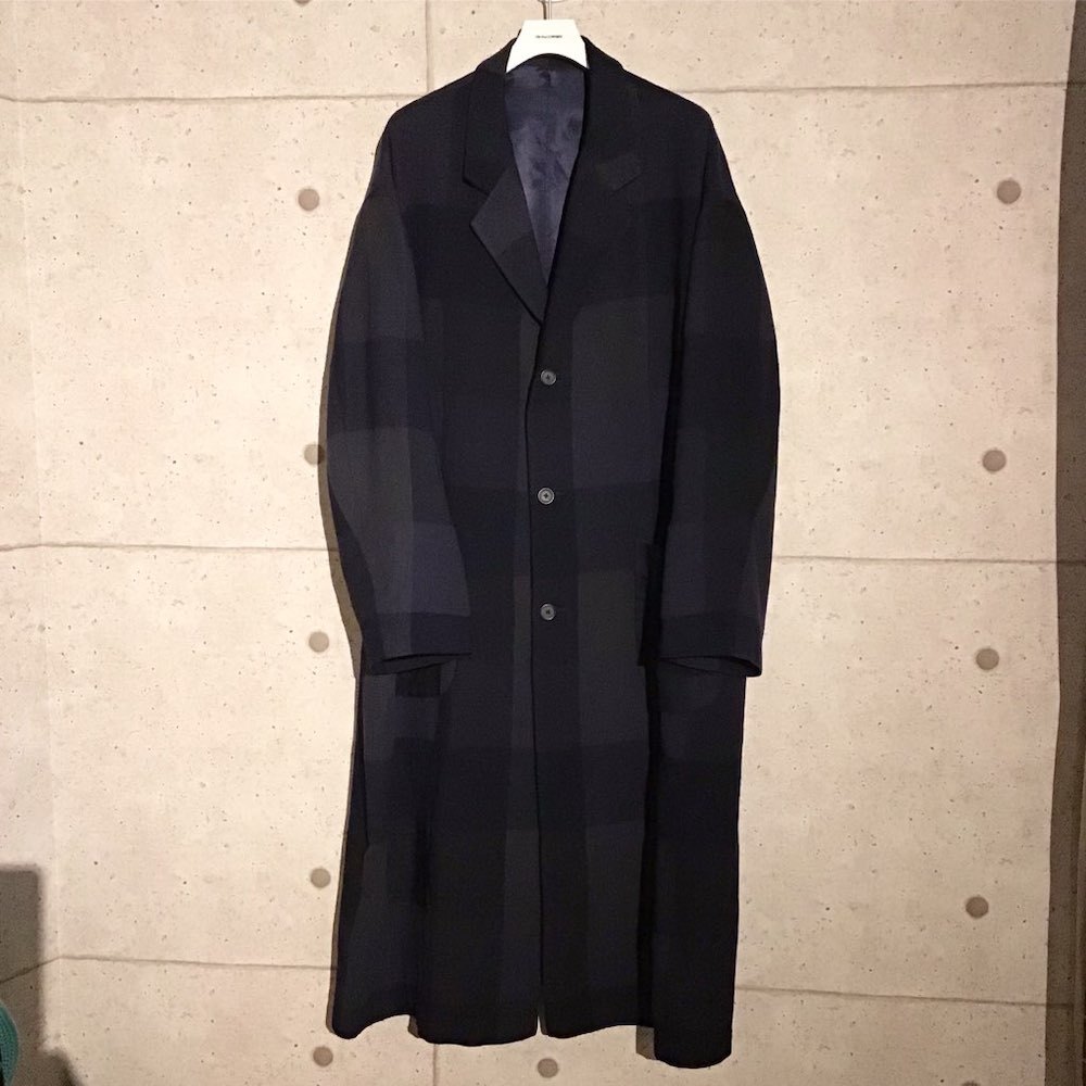 ONtheCORNER ITEM No.596/Y's formen ワイズフォーメン ブロックチェック チェスターコート 00aw size:4 YohjiYamamoto ヨウジオム_画像1