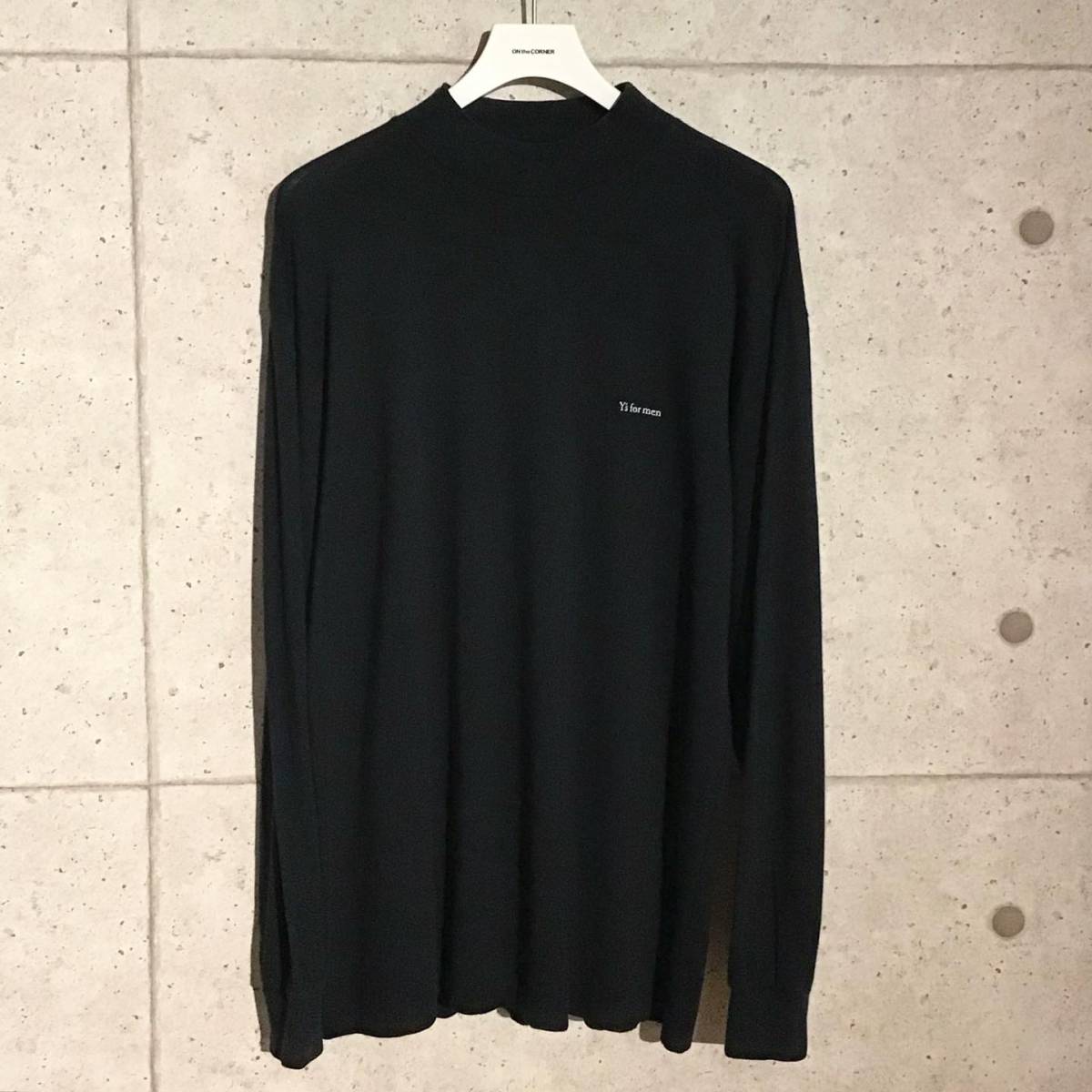 ONtheCORNER ITEM No.1431/Y's formen ワイズフォーメン モックネック ロゴカットソー 95aw YohjiYamamoto POURHOMME ヨウジヤマモト オム