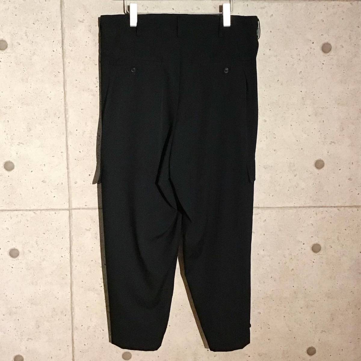 ONtheCORNER ITEM No.1452/YohjiYamamoto POURHOMME ヨウジヤマモトプールオム サイドポケット ギャバジン テーパードパンツ 22ss size:2_画像2