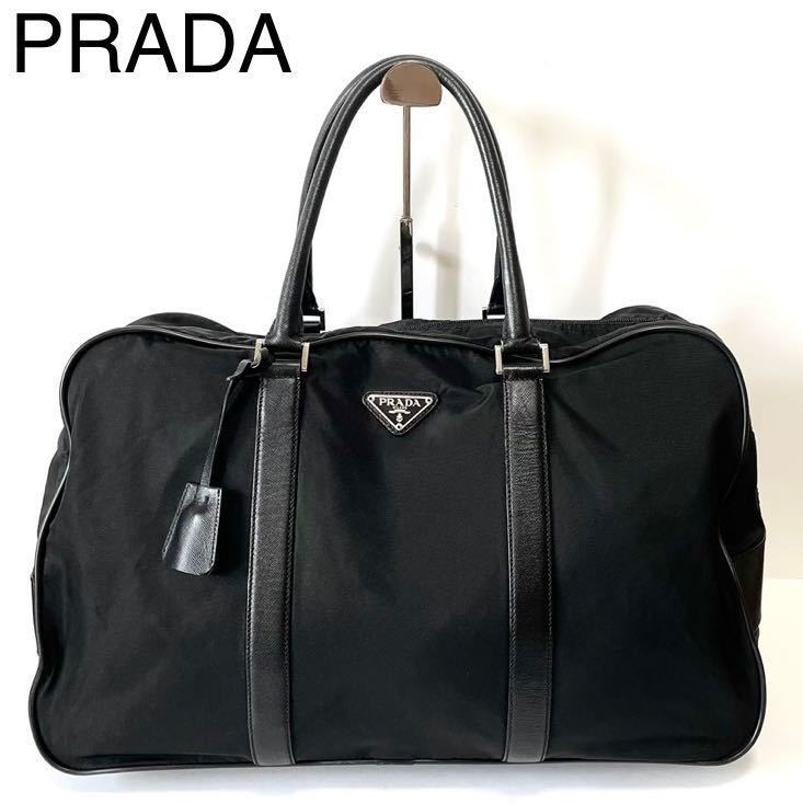 極美品】PRADA プラダ ボストンバッグ ビジネスバッグ ナイロン