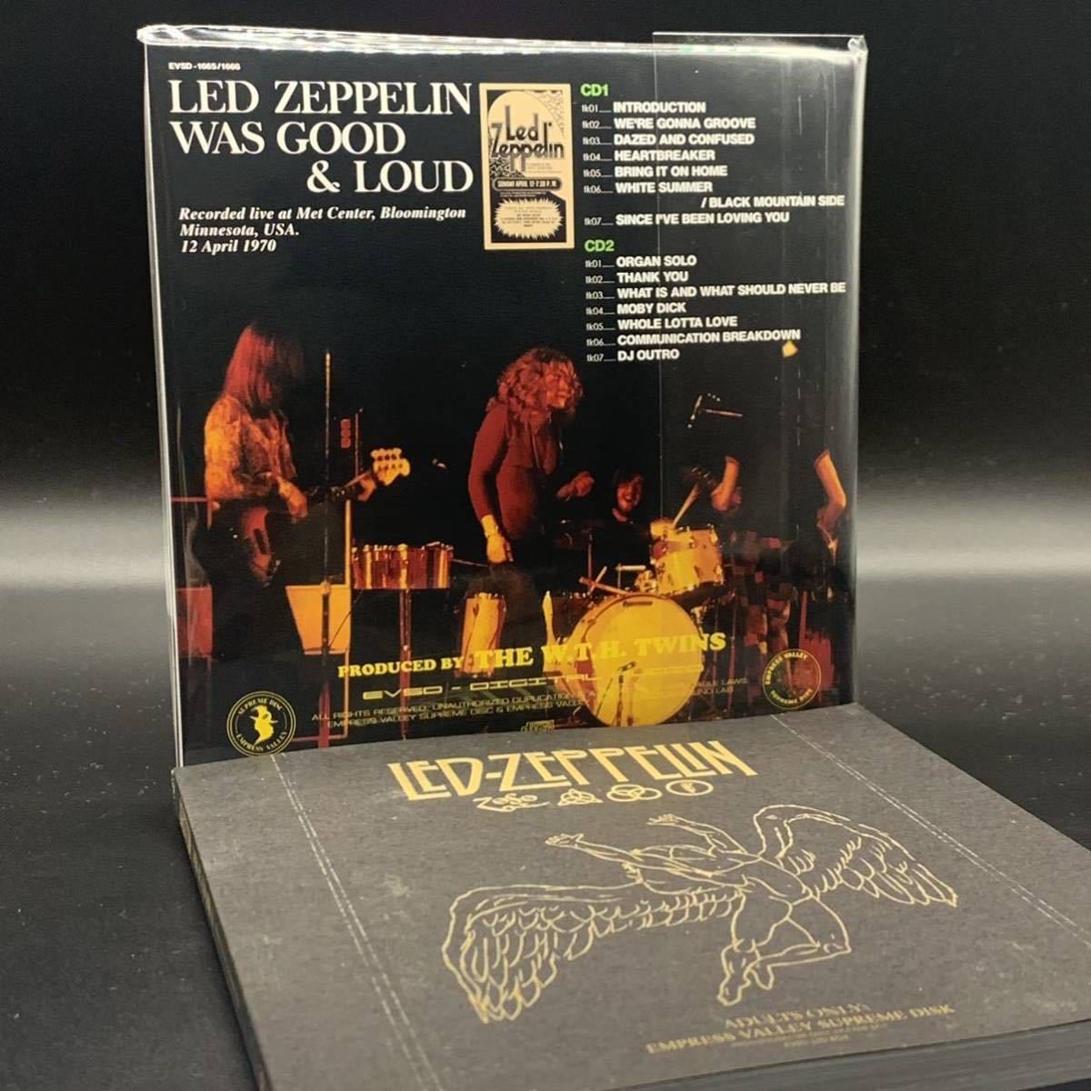 LED ZEPPELIN : LED ZEPPELIN WAS GOOD AND LOUD 2CD+写真集 限定ボックスセット 100set Only! 完売品！！