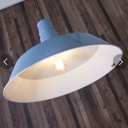 　アンティーク調(diào) ヴィンテージテイスト　ポップカラー　ブルー　ペンダントランプ　１燈