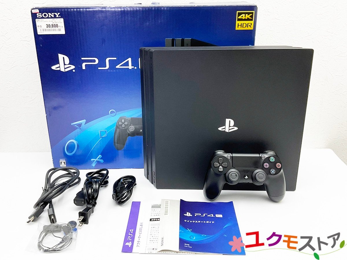 開始価格1円】SONY PlayStation4 Pro SSD 480GB CUH-7100B プレステ4