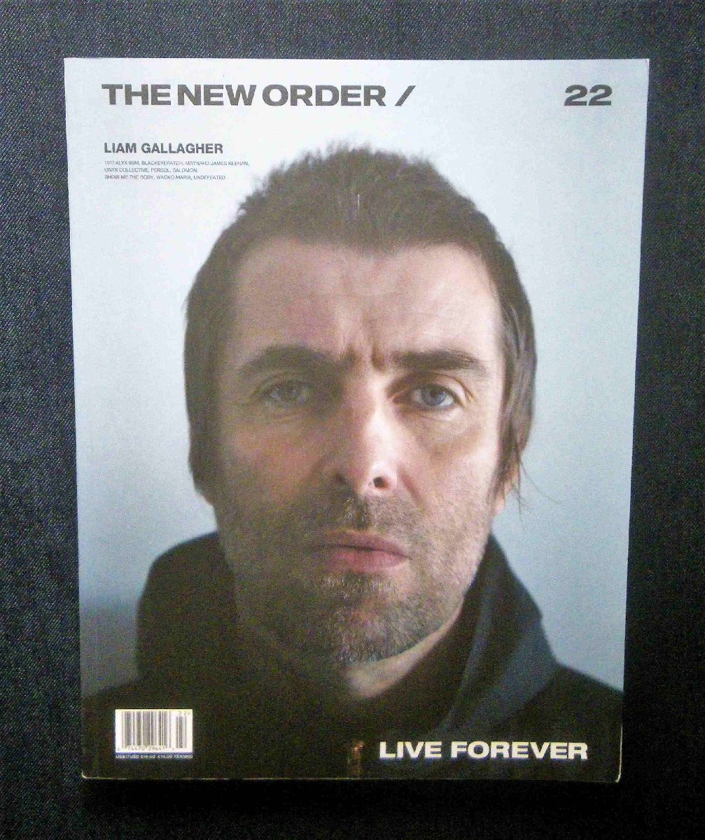 リアム・ギャラガー 表紙 THE NEW ORDER Liam Gallagher Live Forever/ワコマリア Wacko Maria/1017 ALYX 9SM/Footpatrol/Salomon/Persol_画像1