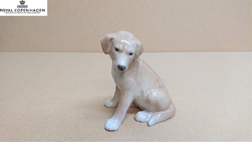 品質保証 ROYAL N-92 COPENHAGEN figurine Retriever Golden Dog 置物 陶磁器 フィギュリン 犬 ゴールデンレトリバー ロイヤルコペンハーゲン ロイヤルコペンハーゲン