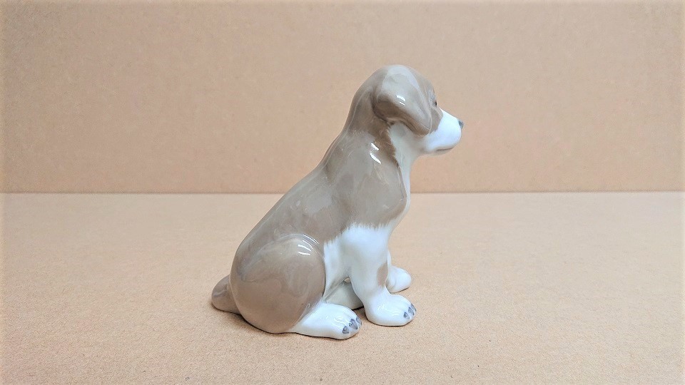 N-89 ROYAL COPENHAGEN ロイヤルコペンハーゲン セントバーナード 犬 フィギュリン 陶磁器 置物 デンマーク Saint Bernard Dog figurine_画像4