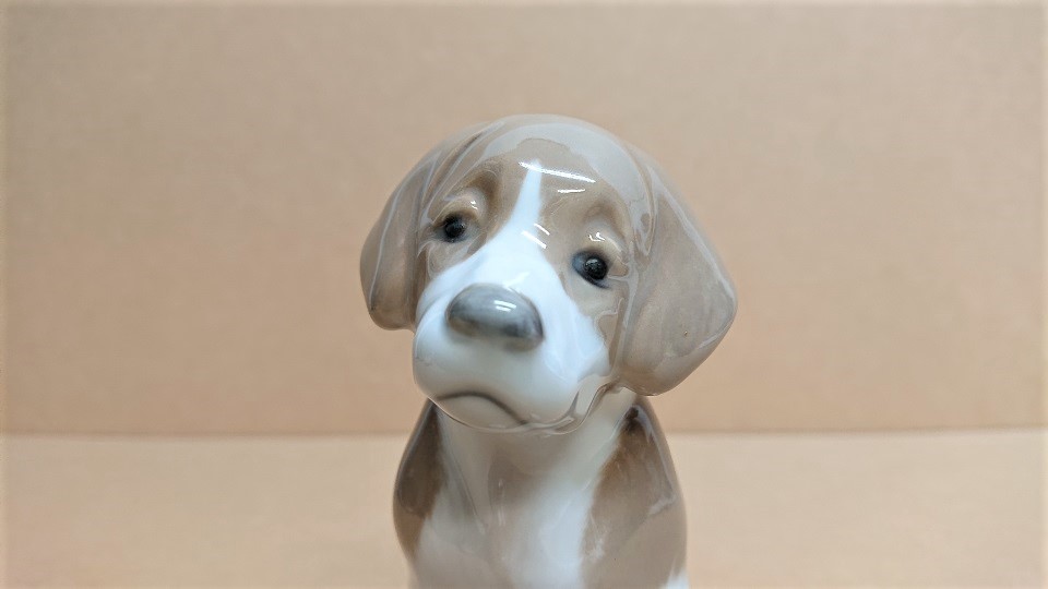 N-89 ROYAL COPENHAGEN ロイヤルコペンハーゲン セントバーナード 犬 フィギュリン 陶磁器 置物 デンマーク Saint Bernard Dog figurine_画像7