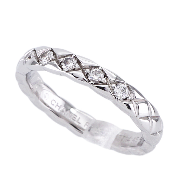 シャネル CHANEL ココ クラッシュ コレクション リング ココクラッシュ マトラッセ リング 指輪 ダイヤリング 結婚指輪 マリッジリング
