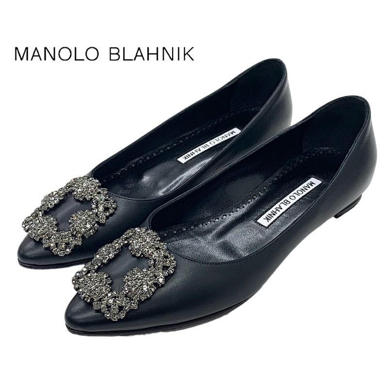 最安価格 ハンギシ BLAHNIK MANOLO マノロブラニク パンプス レザー