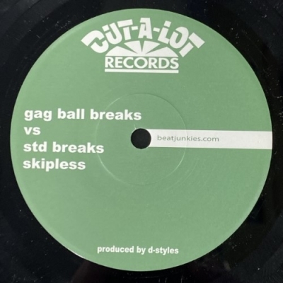 【HMV渋谷】D-STYLES/GAG BALL BREAKS VS STD BREAKS SKIPLESS(GAGXSTD)の画像1