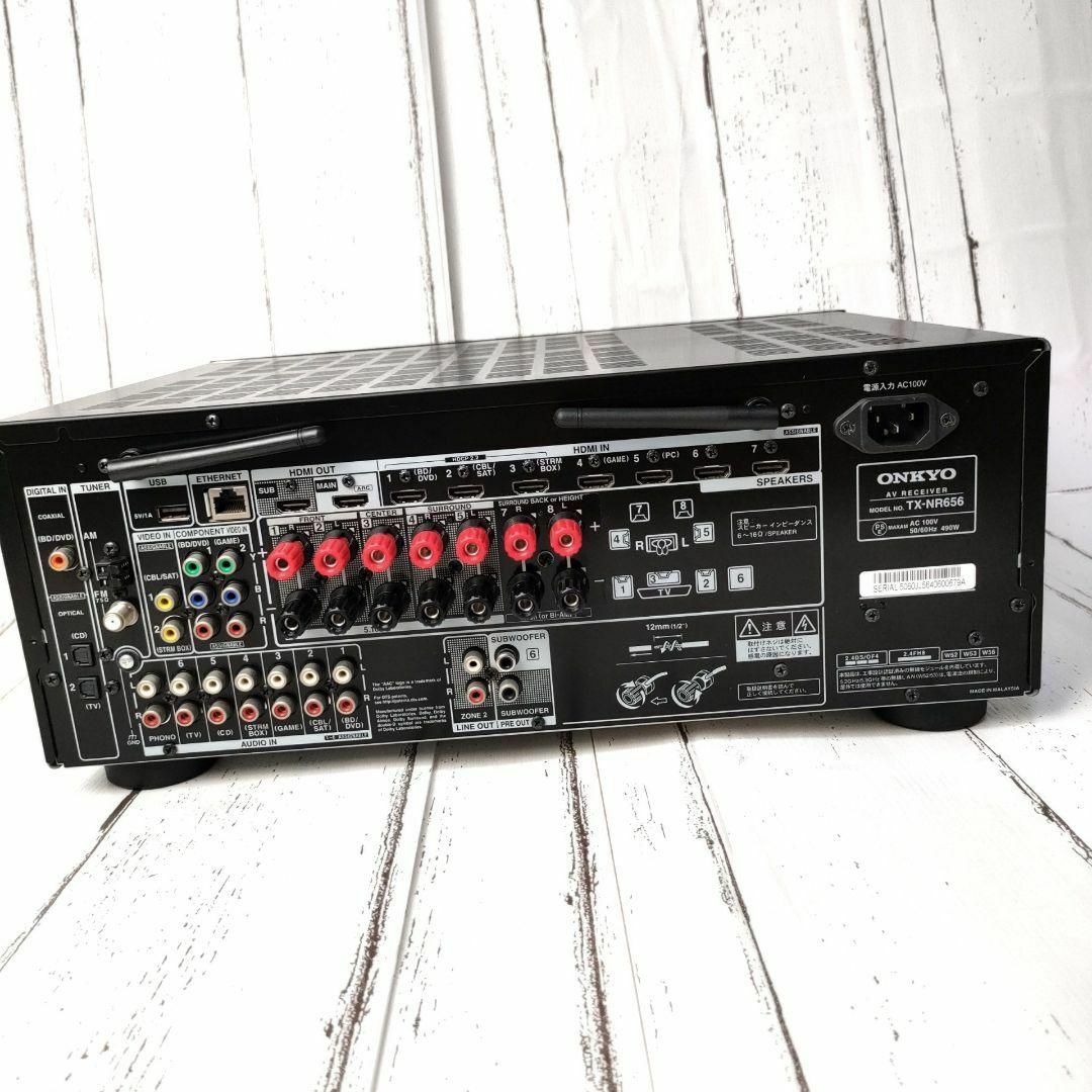 数量限定価格!! ほぼ新品 ONKYO TX-NR656 ブラック オンキヨー 付属品