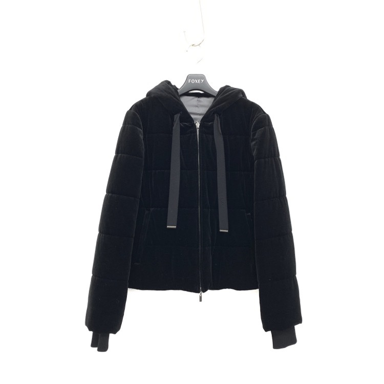 ファッション フーディ 中綿 ジャケット ベロア フォクシー NEWYORK