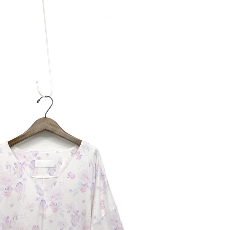 未使用品 Mame Kurogouchi マメクロゴウチ Floral Printed Cotton Dress 伊勢丹別注フローラルプリントワンピース 1 MM22SS-JS513_画像3