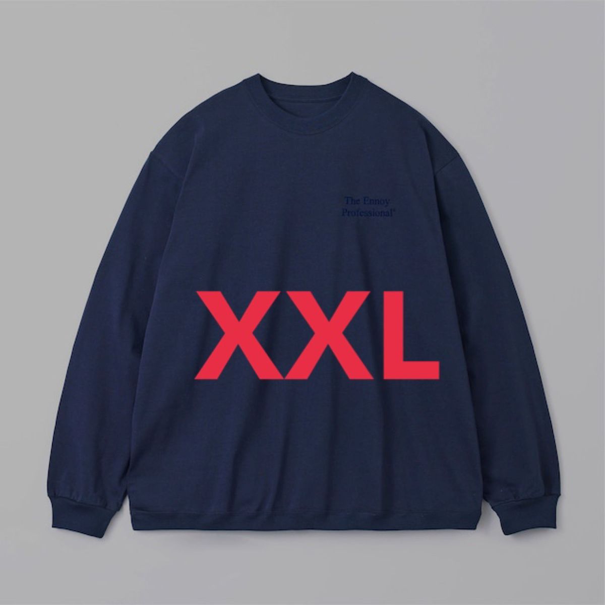 ennoy Long sleeve hem rib tee (NAVY) XXL エンノイ｜PayPayフリマ