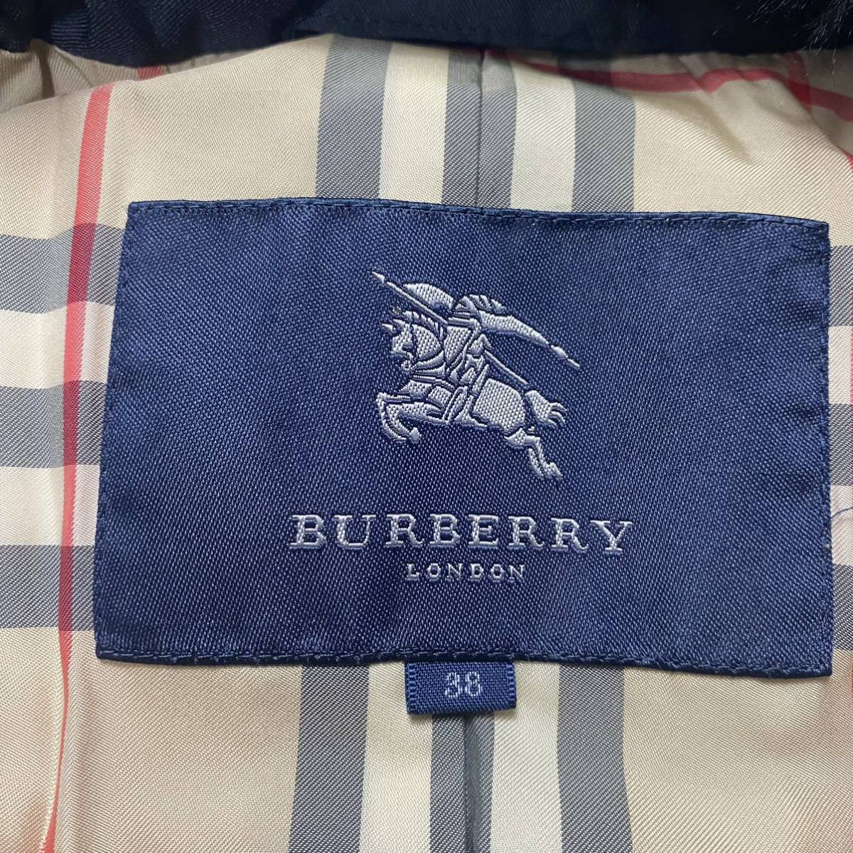 級 BURBERRY LONDON バーバリーロンドン ダウンジャケット コート ノバ