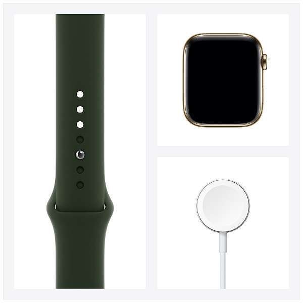 値下げ!!276b送料込[SALE]新品未開封 Apple Watch Series 6（GPS + Cellularモデル）44mm スポーツバンド/ゴールド■M09F3J/A■激安SHOP24_画像7