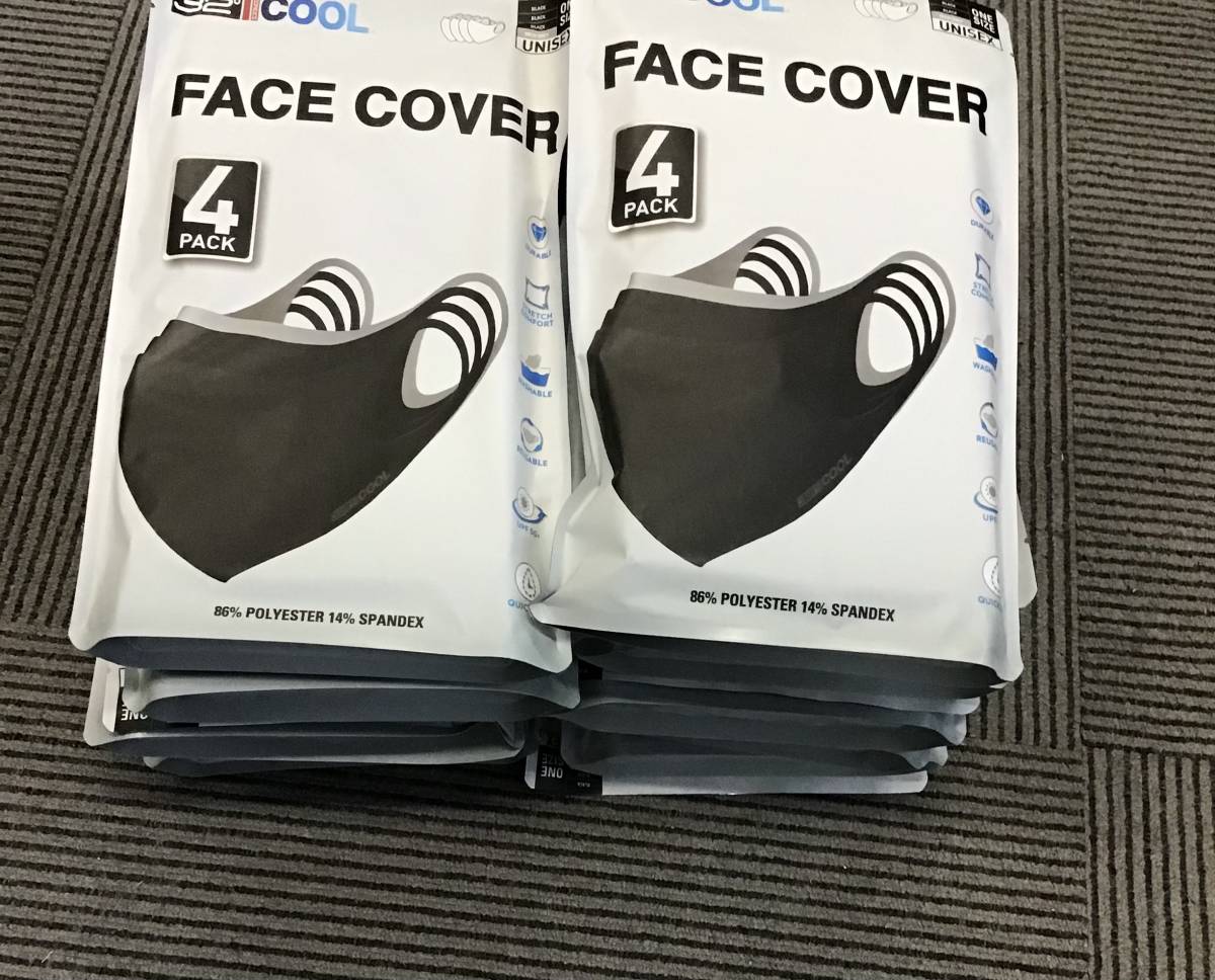 ［☆H 952］新品未使用 32°COOL FACE COVER 4P ONESIZE 定価1498 コストコ仕入れ 20セットまとめ 飛沫防止 プレゼント フリマ 景品の画像2