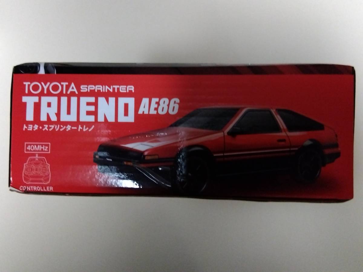 ラスト１！【 未開封新品・美品 】FULL FUNCTION RADIO CONTROL CAR　トヨタ・スプリンタートレノ AE86 ＜レッド＞　_画像4