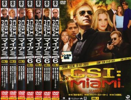 CSI:マイアミ シーズン6 全7枚 第601話～第621話 レンタル落ち 全巻セット 中古 DVD ケース無_画像1