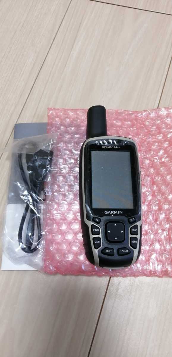 GARMIN ガーミン　gpsmap64sx 英語版　ハンディgps メーカー再生品 日本語化済み＆8GBmicroSD付属（地図2種入り）_画像1